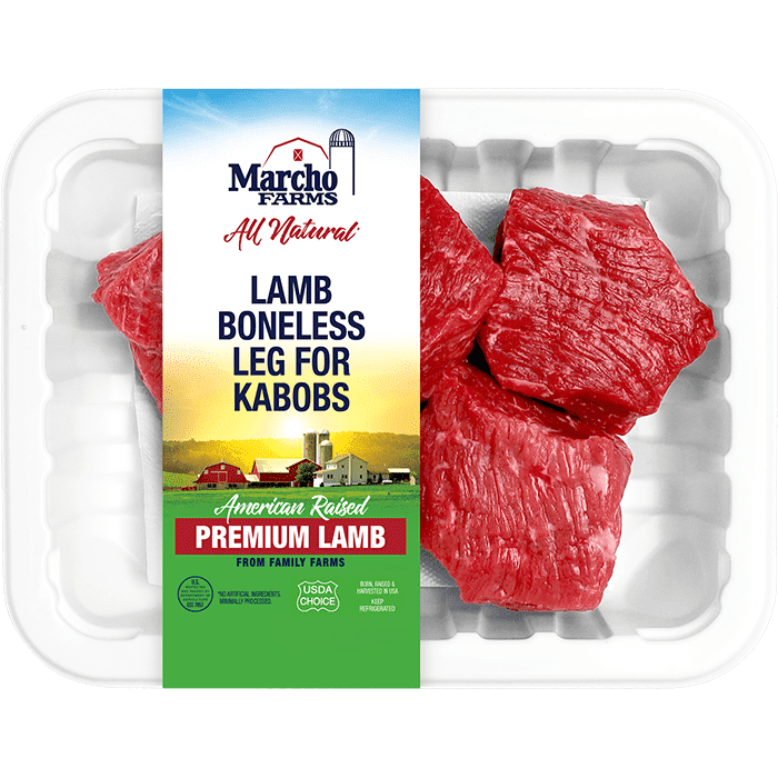 Lamb Boneless Leg for Kabobs